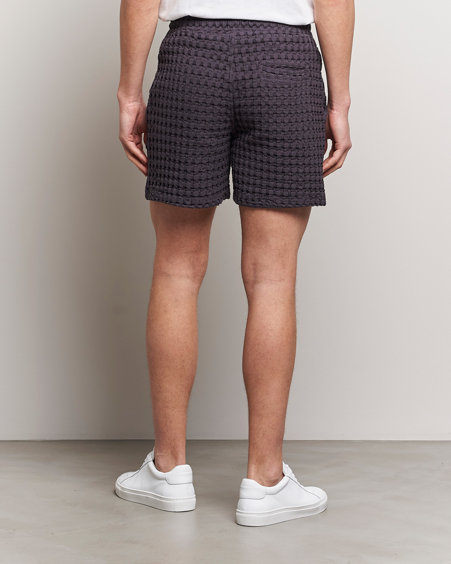 Men | Shorts | OAS | Porto Waffle Shorts Nearly Black