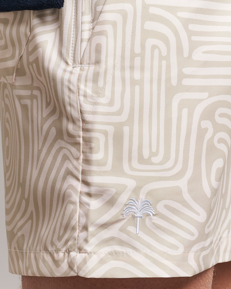 Men | Swimwear | OAS | Printed Swimshorts Cream Gondola