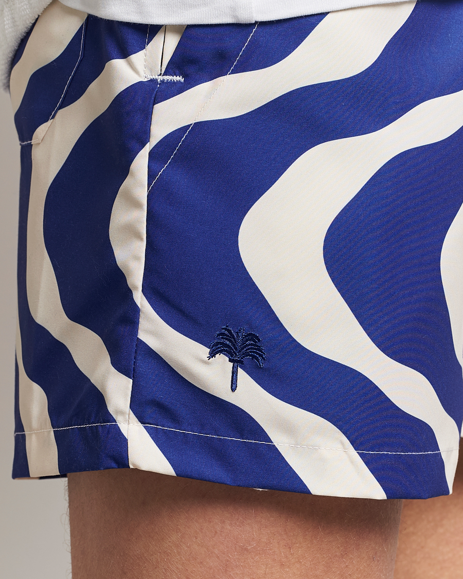 Men | Swimwear | OAS | Printed Swimshorts Blue Rippling