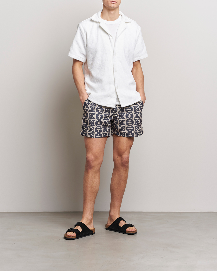 Men | Swimwear | OAS | Printed Swimshorts Forge Hypnotise