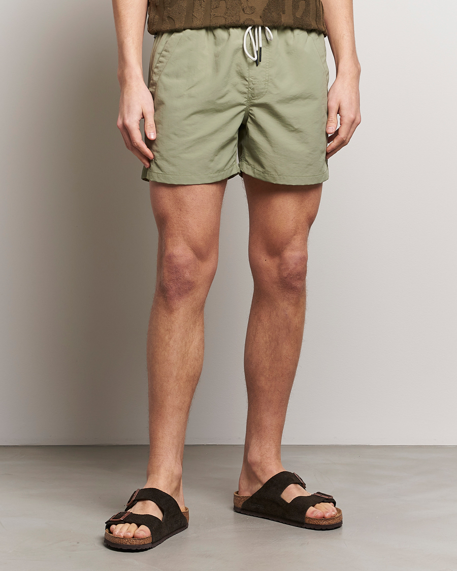 Men | Swimwear | OAS | Plain Swimshorts Green