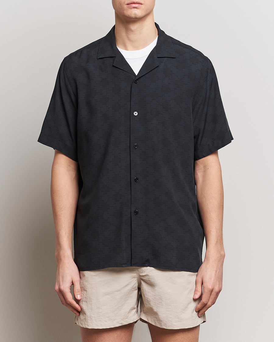 Men | Shirts | OAS | Viscose Resort Short Sleeve Shirt San Sebastian