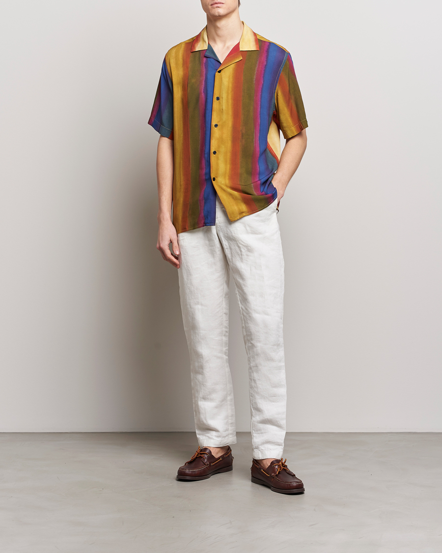 Men | Shirts | OAS | Viscose Resort Short Sleeve Shirt Terrane