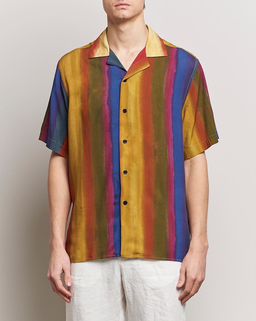 Men | Shirts | OAS | Viscose Resort Short Sleeve Shirt Terrane