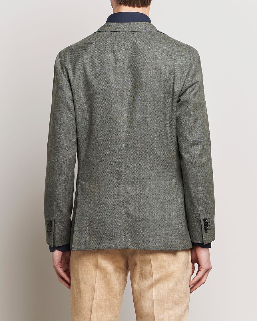 Men | Blazers | Boglioli | K Jacket Wool Hopsack Blazer Sage Green