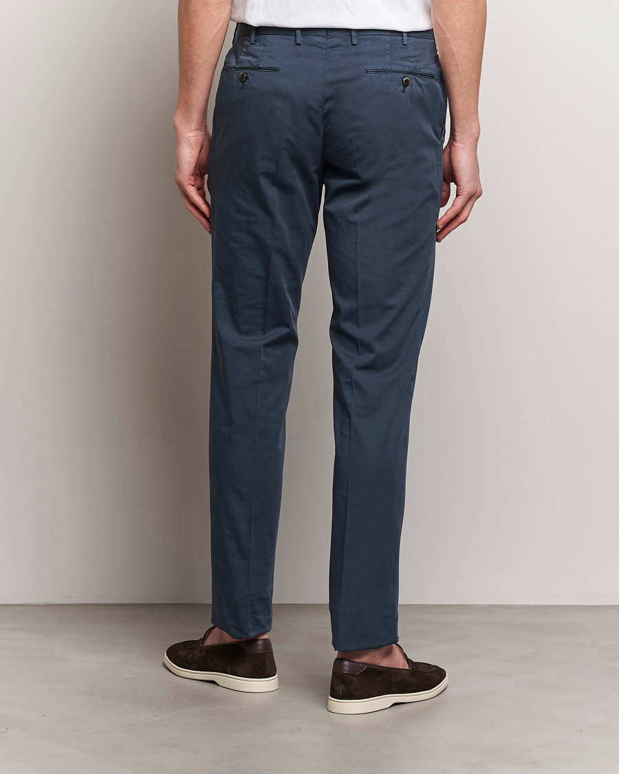 Men | Trousers | PT01 | Slim Fit Garment Dyed Stretch Chinos Navy