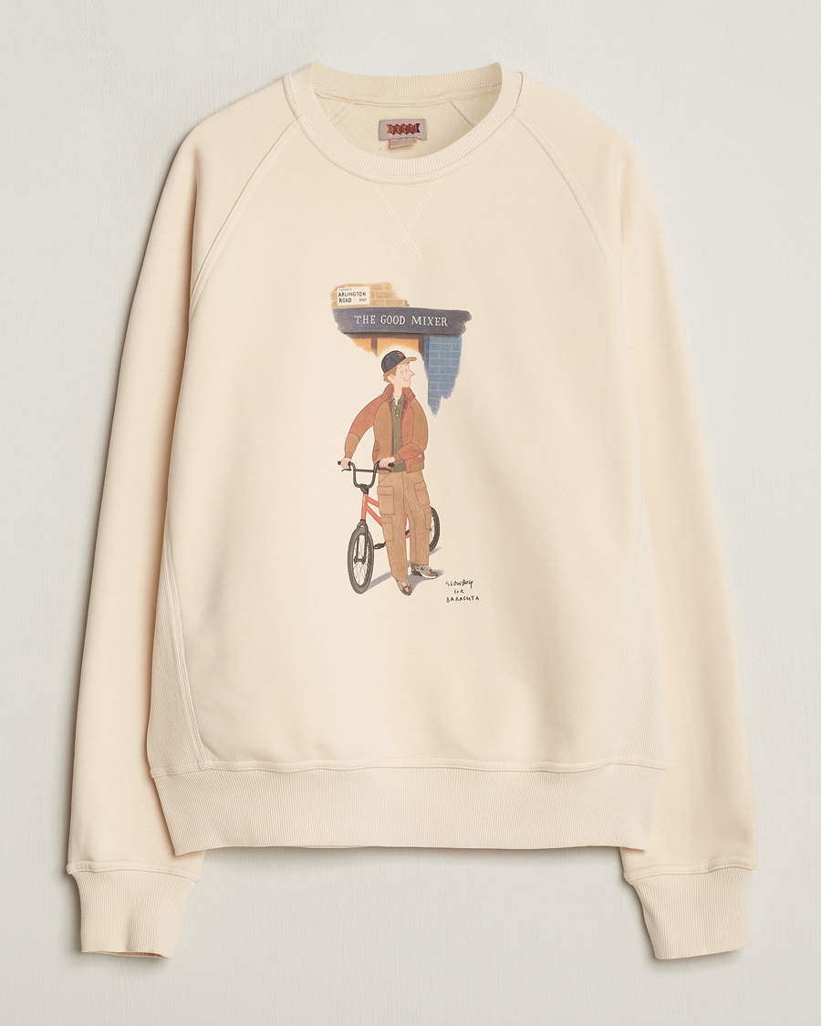 Men | Sweaters & Knitwear | Baracuta | Slowboy Colourmen Cotton Crew Neck Butter