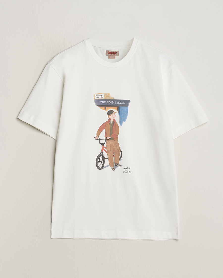 Men | T-Shirts | Baracuta | Slowboy Arlington Cotton T-Shirt Off White