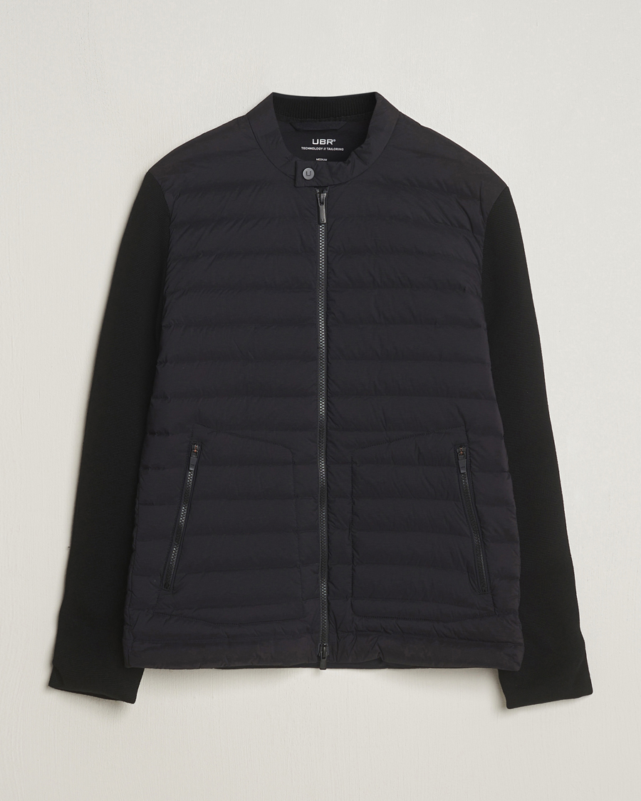 Men | Coats & Jackets | UBR | Super Sonic Savile Wool Hybrid Jacket Black Wool