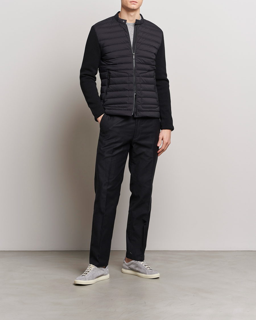 Men | Coats & Jackets | UBR | Super Sonic Savile Wool Hybrid Jacket Black Wool