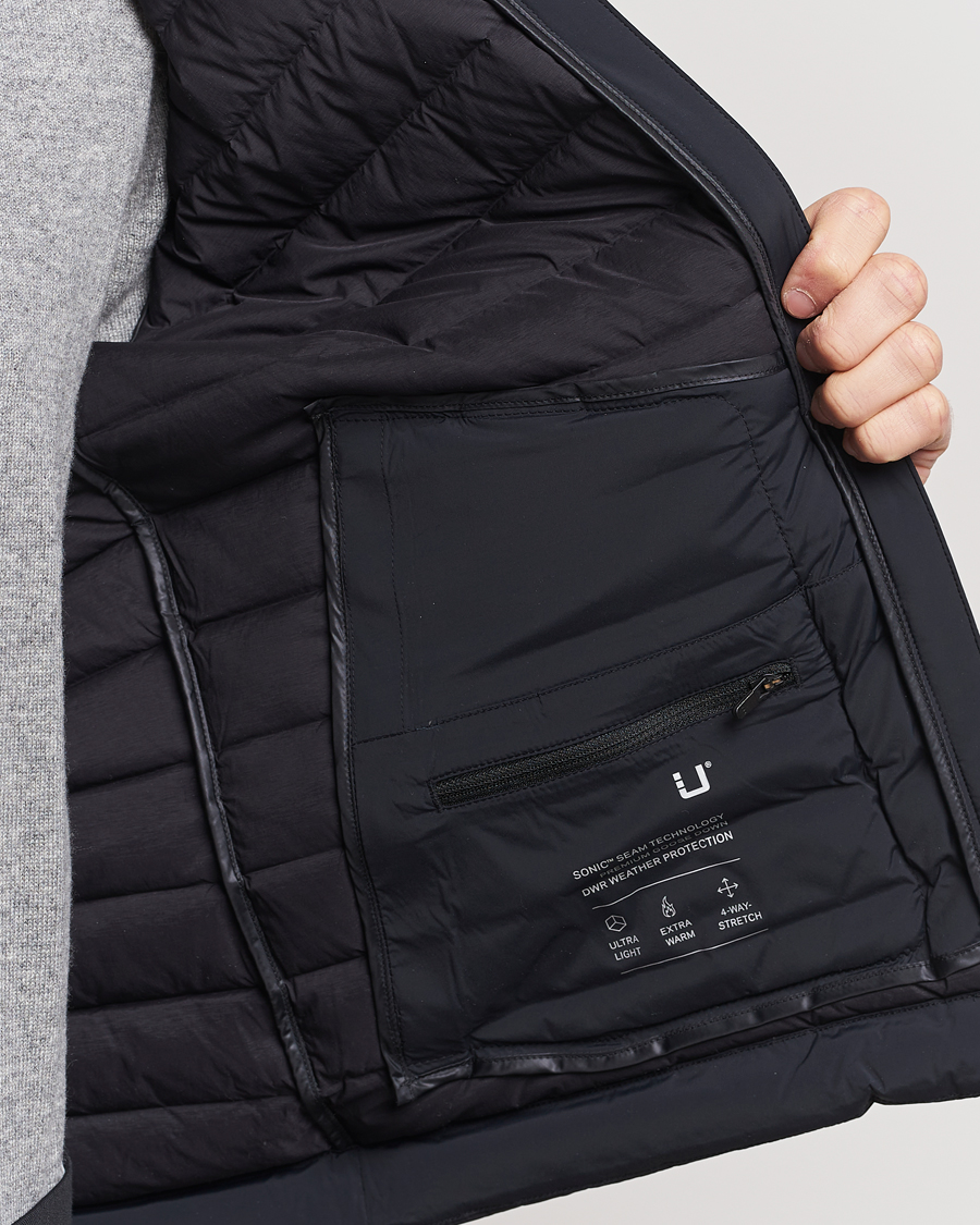 Men | Coats & Jackets | UBR | Super Sonic Savile Wool Hybrid Jacket Black Wool