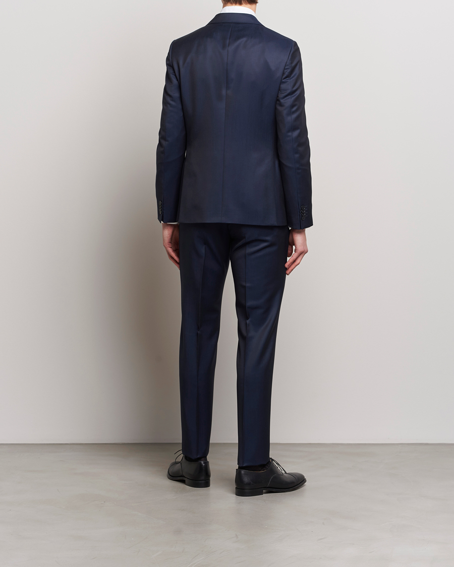 Men | Suits | Zegna | Tailored Wool Suit Navy