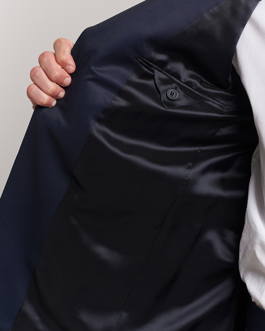 Men | Suits | Zegna | Tailored Wool Suit Navy