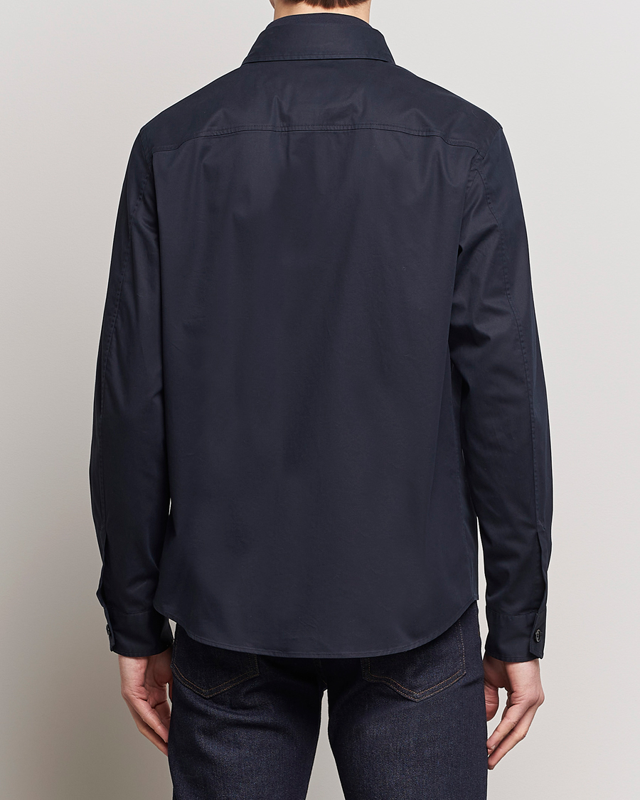 Men | Shirts | Zegna | Premium Cotton Overshirt Navy