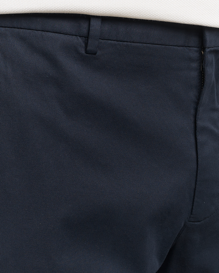 Men | Trousers | Zegna | Premium Cotton Chinos Navy