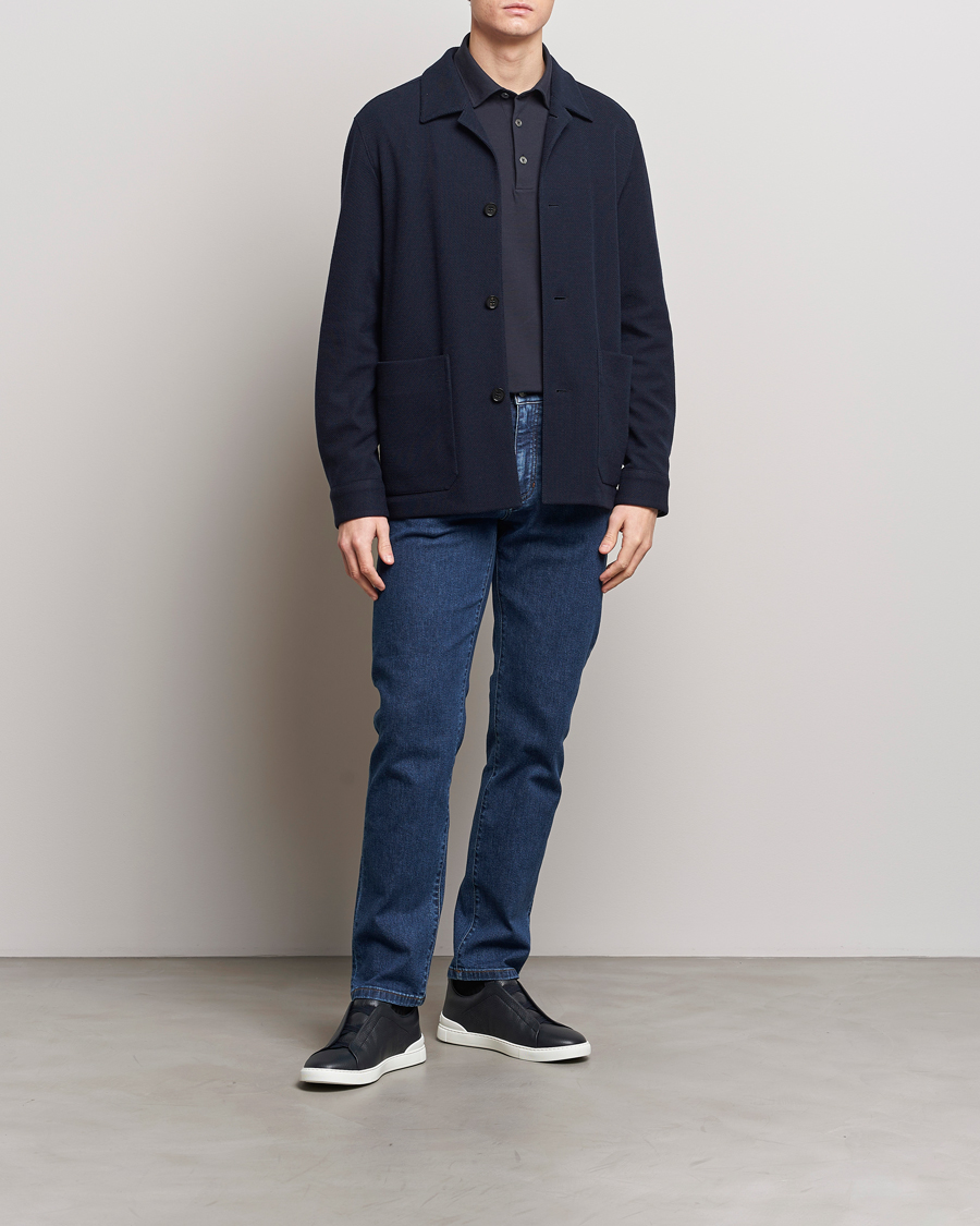 Men | Jeans | Zegna | Slim Fit 5-Pocket Jeans Stone Wash