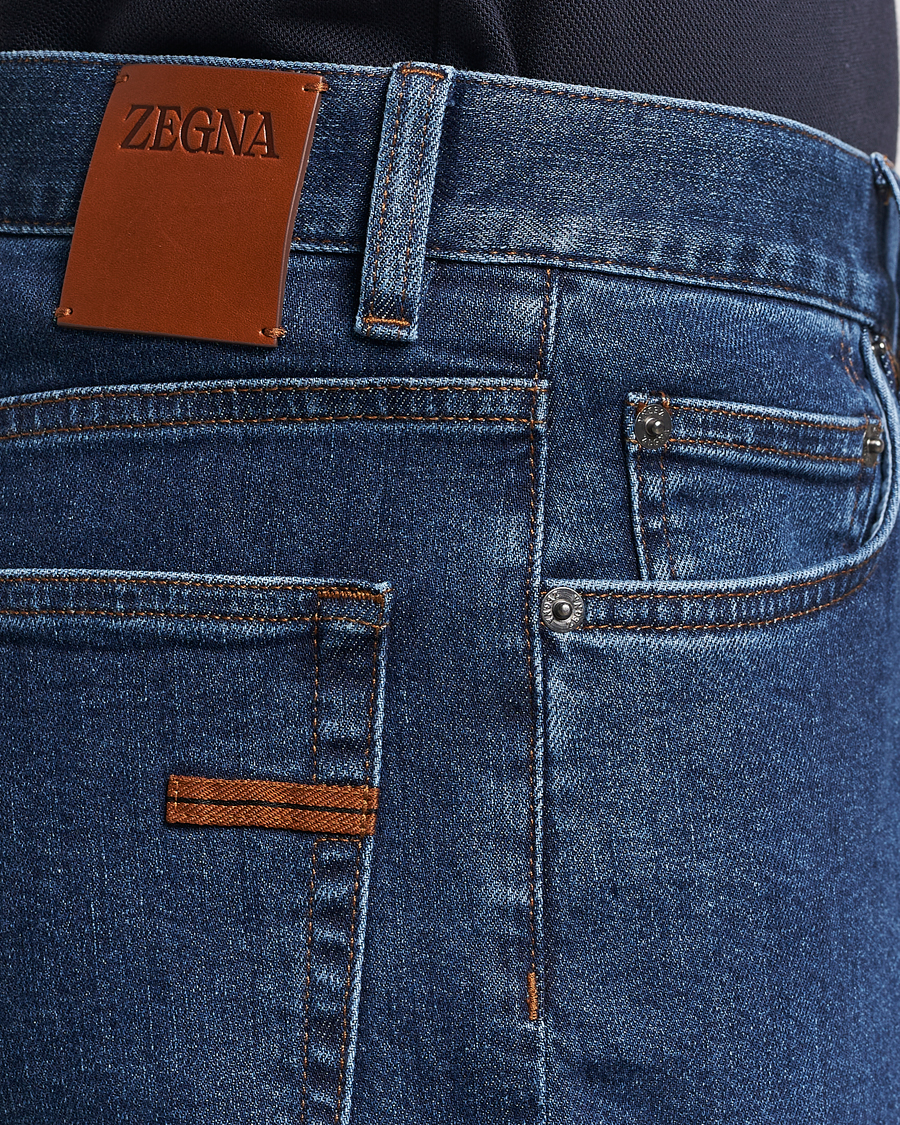 Men | Jeans | Zegna | Slim Fit 5-Pocket Jeans Stone Wash