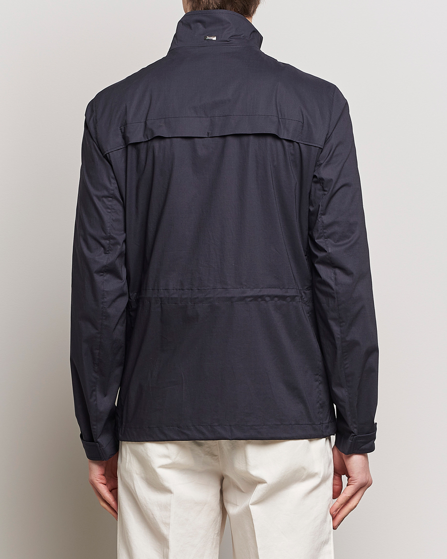 Men | Coats & Jackets | Herno | Lightwieght Cotton Field Jacket Navy