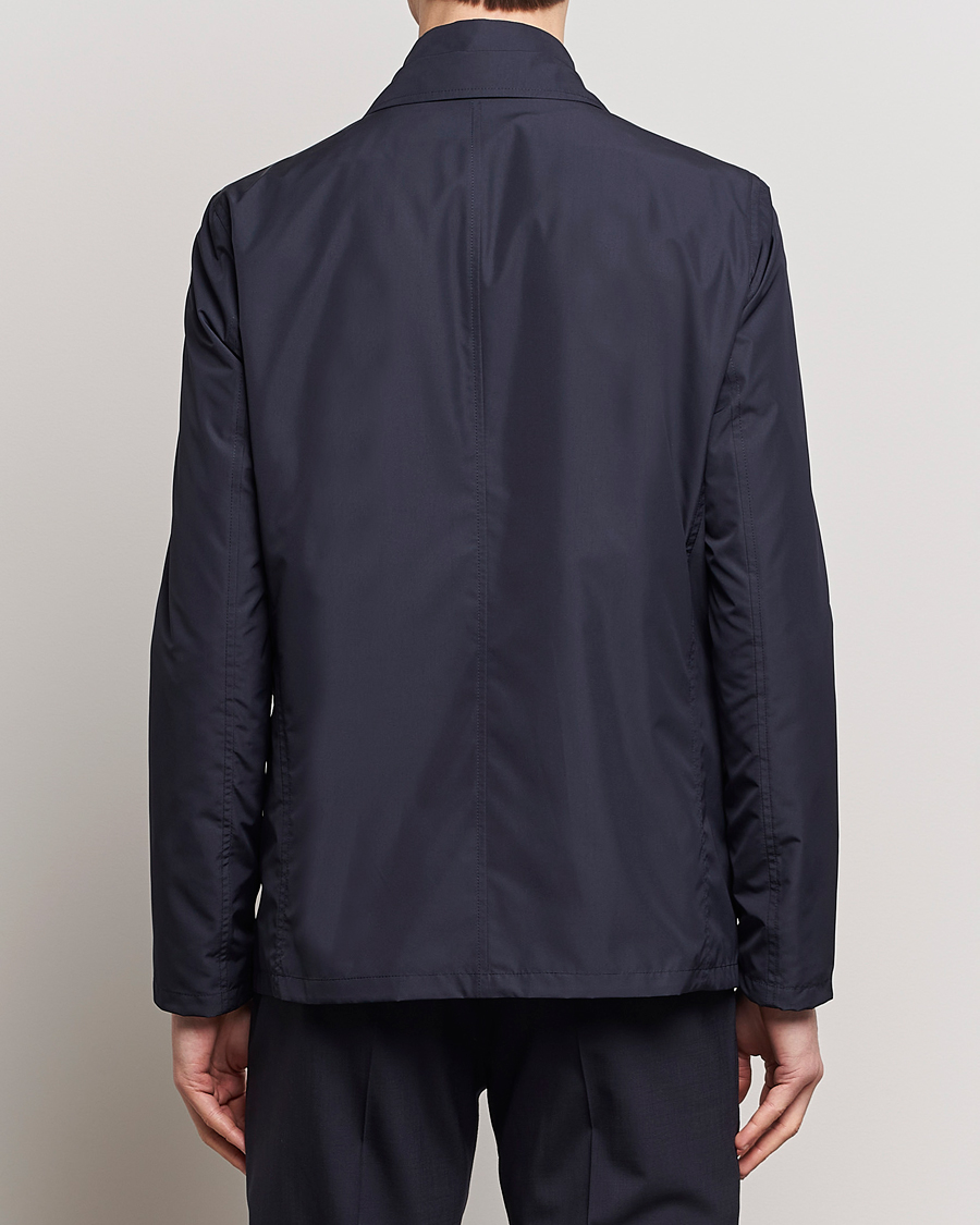 Men | Coats & Jackets | Herno | Lightweight Zip Blazer Navy
