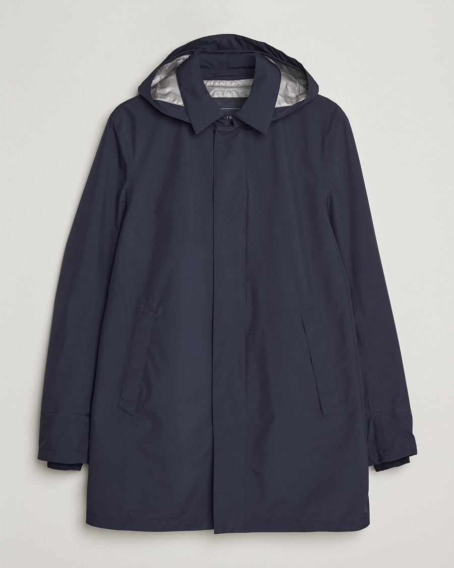Men | Coats & Jackets | Herno | Laminar Waterproof Coat Navy