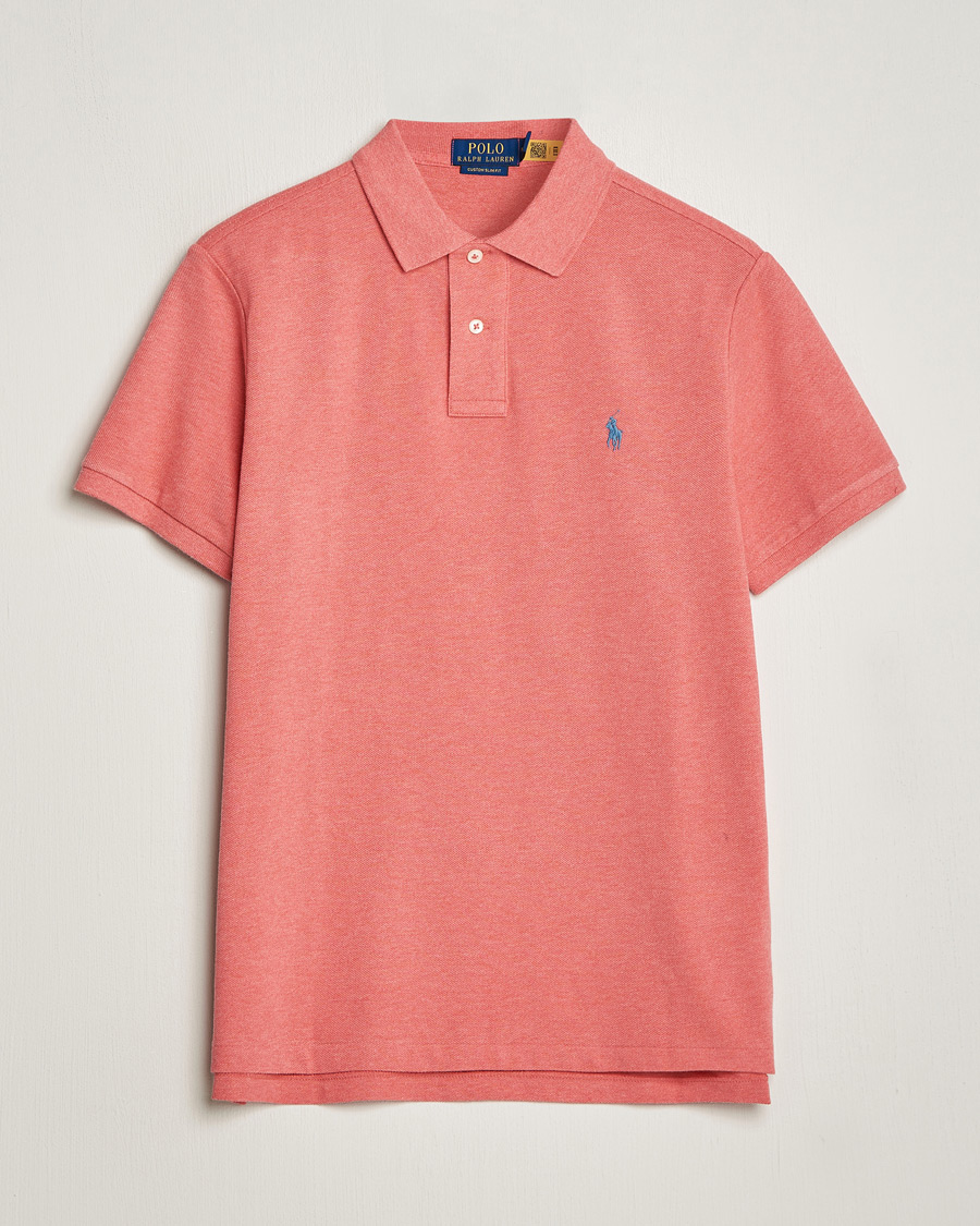 Men | Polo Shirts | Polo Ralph Lauren | Custom Slim Fit Polo Highland Rose Heahter