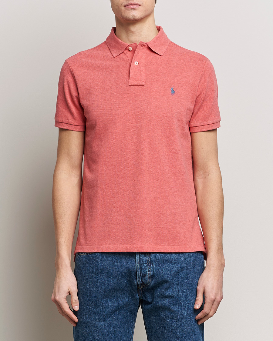 Men | Polo Shirts | Polo Ralph Lauren | Custom Slim Fit Polo Highland Rose Heahter