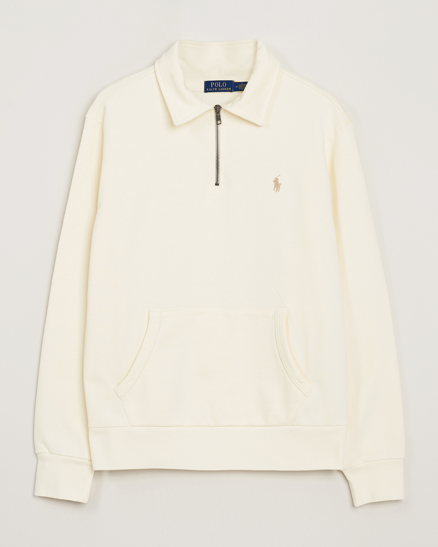 Men | Sweaters & Knitwear | Polo Ralph Lauren | Loopback Terry Hybrid Sweatshirt Clubhouse Cream