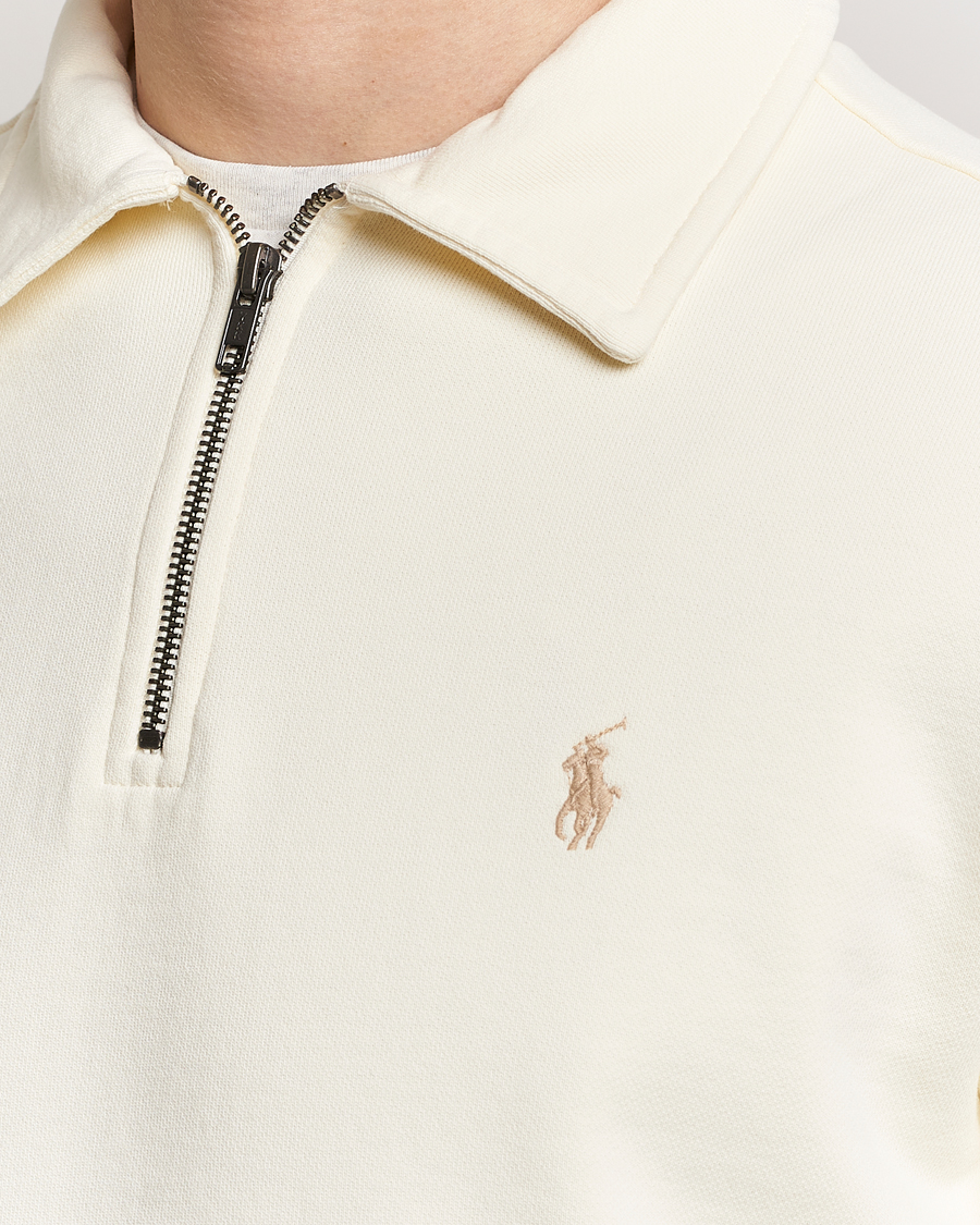 Men | Sweaters & Knitwear | Polo Ralph Lauren | Loopback Terry Hybrid Sweatshirt Clubhouse Cream