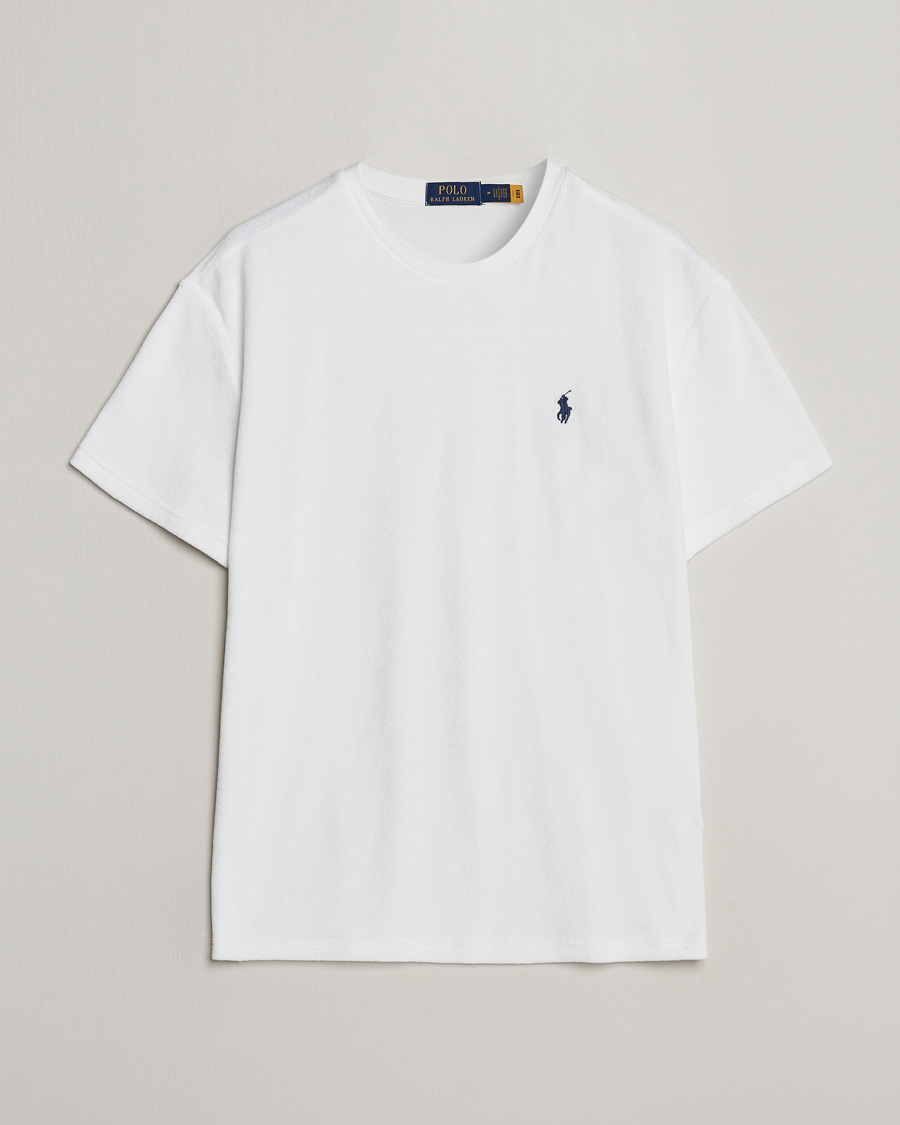 Men | T-Shirts | Polo Ralph Lauren | Terry Cotton T-Shirt White