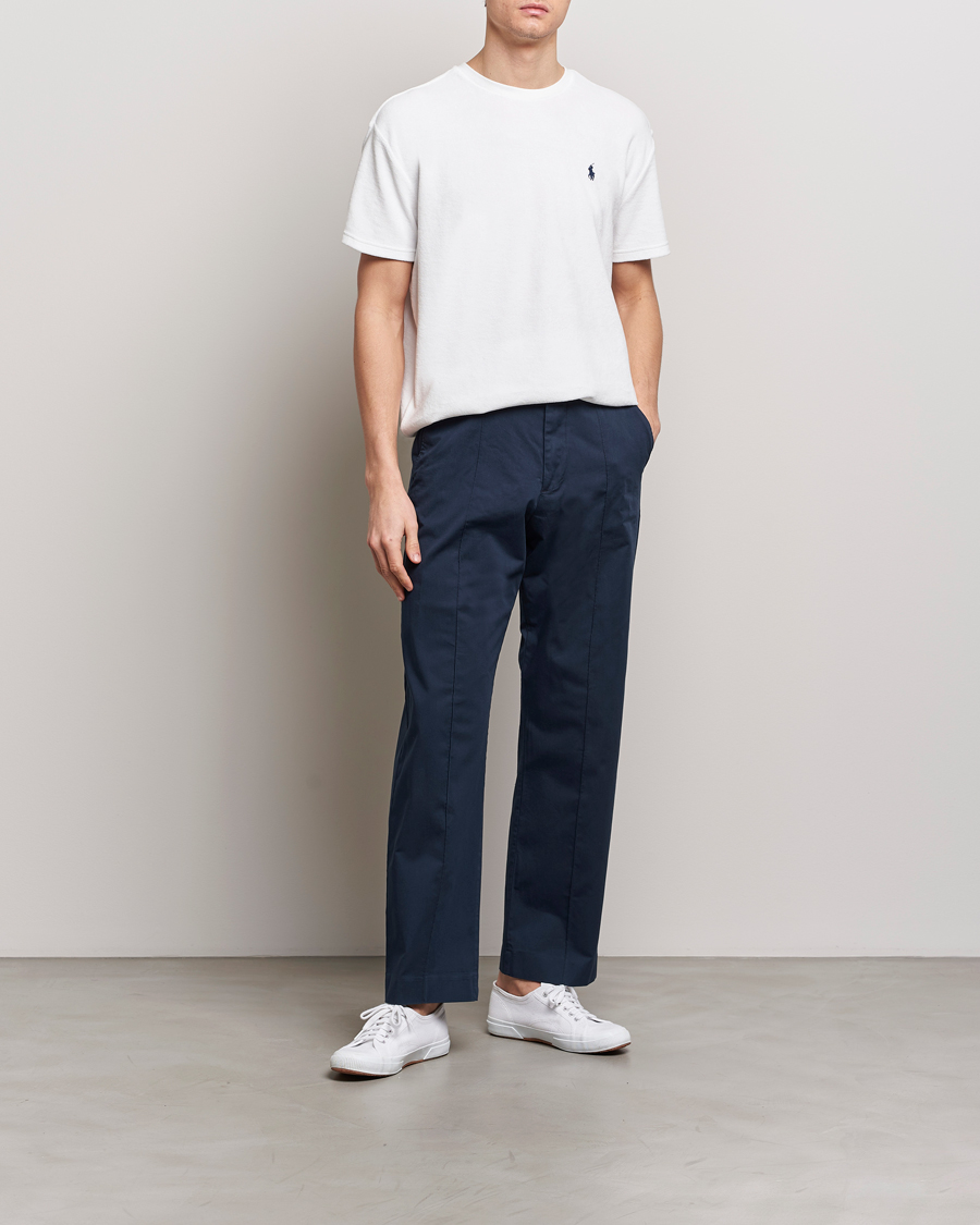 Men | T-Shirts | Polo Ralph Lauren | Terry Cotton T-Shirt White