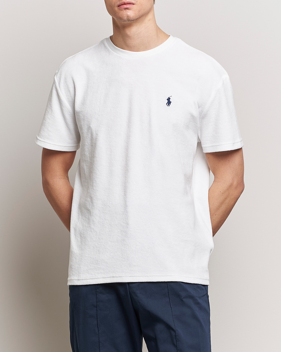 Men | T-Shirts | Polo Ralph Lauren | Terry Cotton T-Shirt White