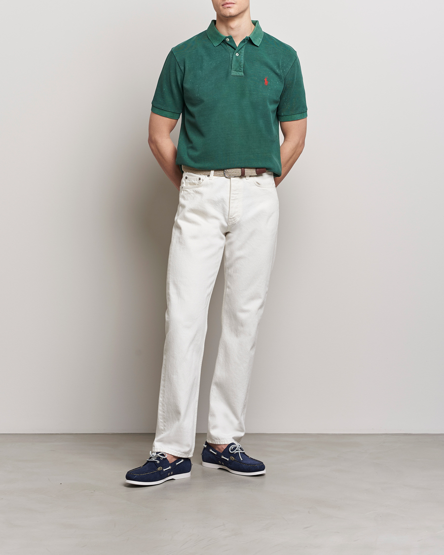 Men | Polo Shirts | Polo Ralph Lauren | Heritage Mesh Polo Kelly Green