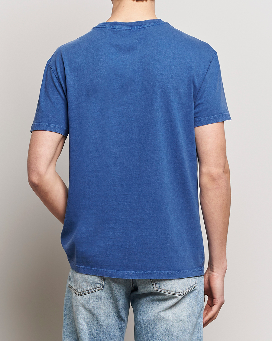 Men | T-Shirts | Polo Ralph Lauren | Cotton Linen Crew Neck T-Shirt Beach Royal
