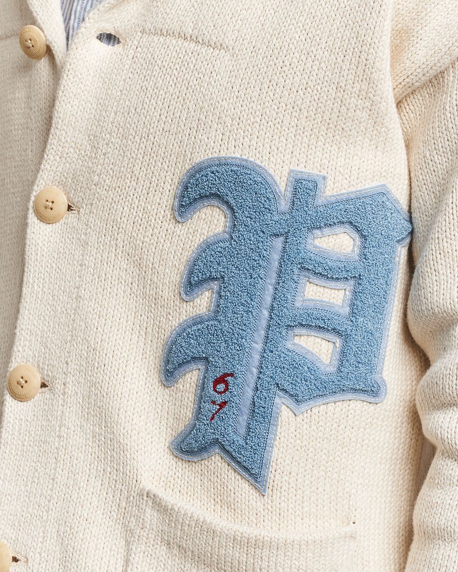 Men | Sweaters & Knitwear | Polo Ralph Lauren | Cotton/Linen Shawl Collar Cardigan Andover Cream