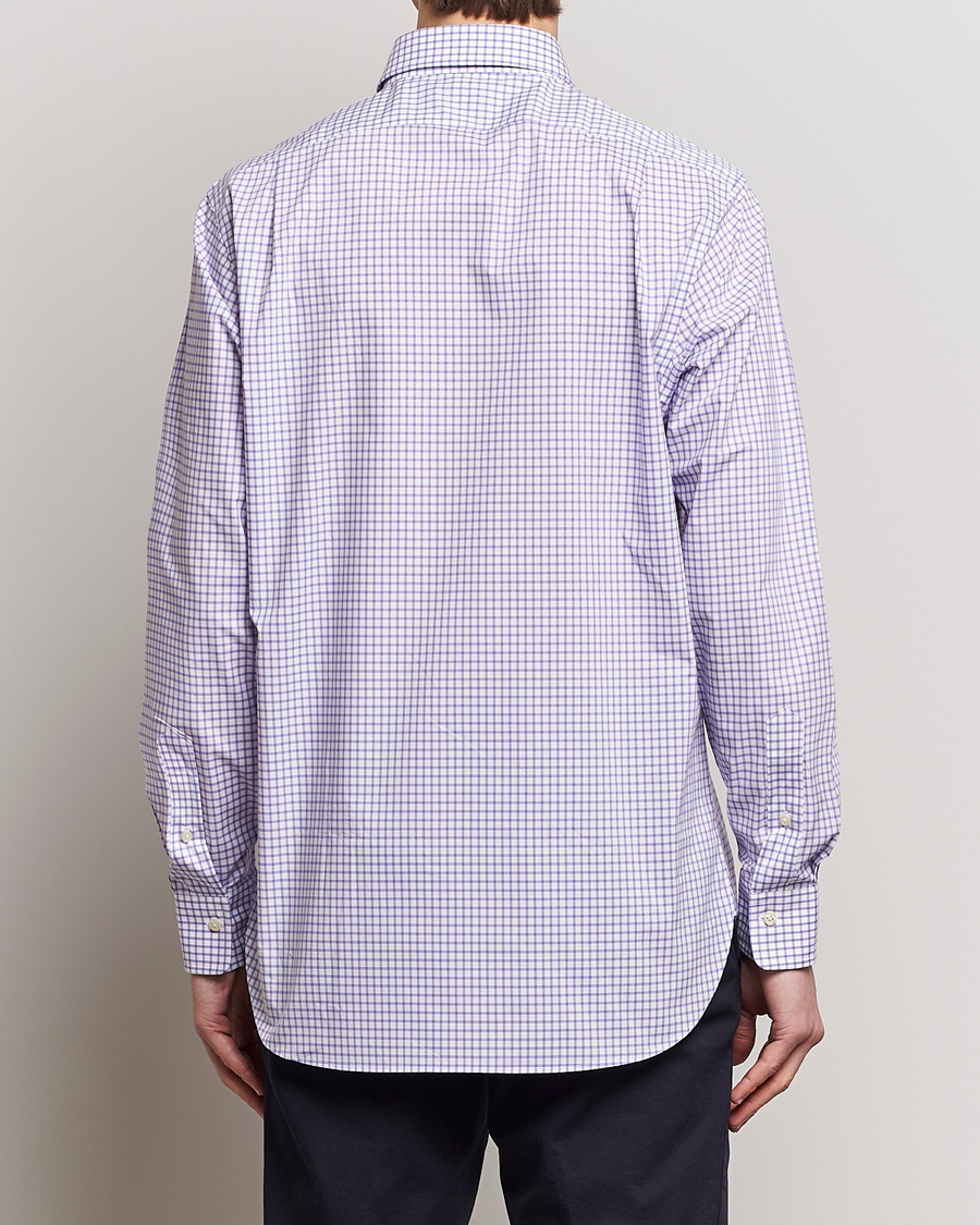 Men | Shirts | Polo Ralph Lauren | Custom Fit Poplin Shirt Purple/White