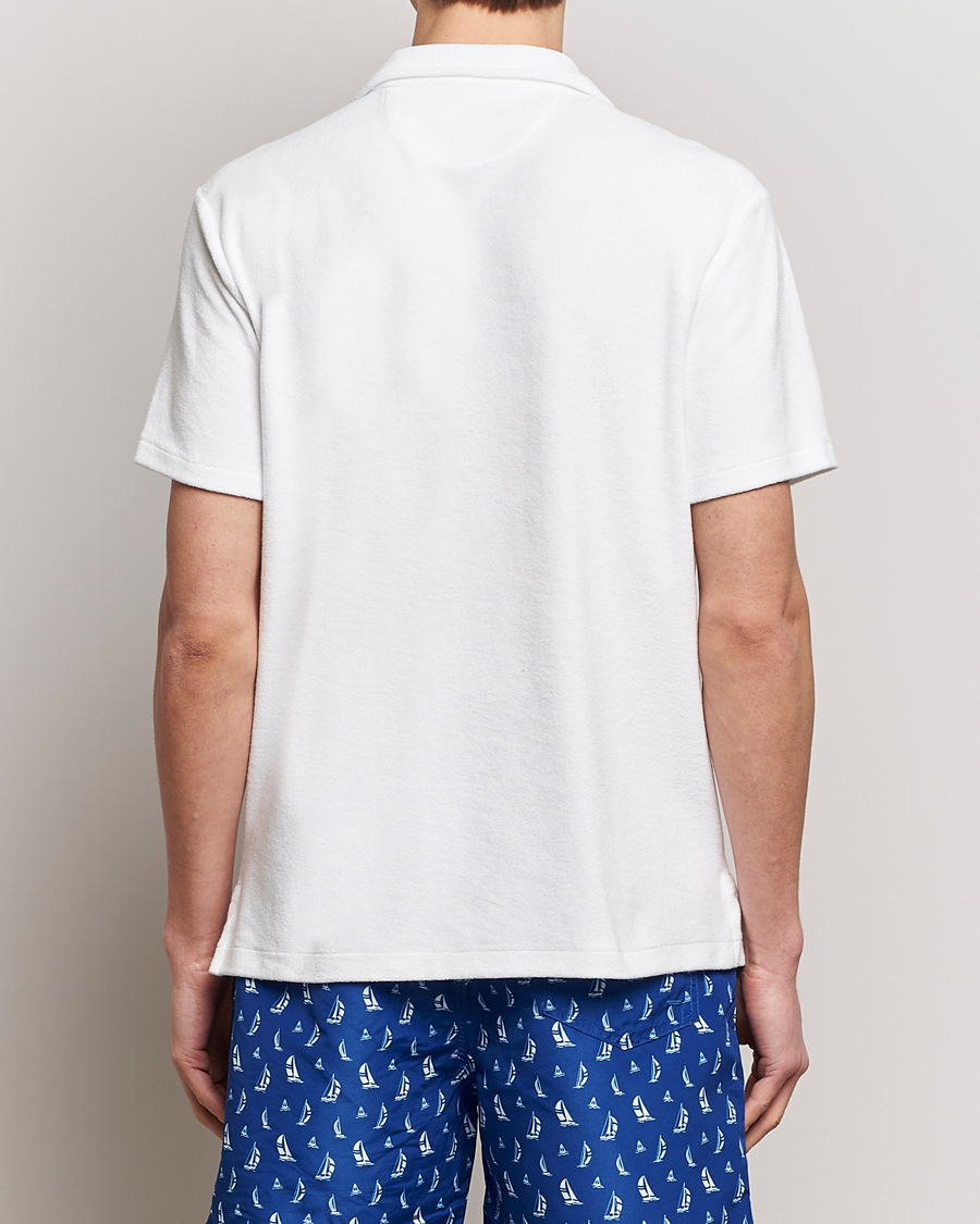 Men | Shirts | Polo Ralph Lauren | Cotton Terry Short Sleeve White