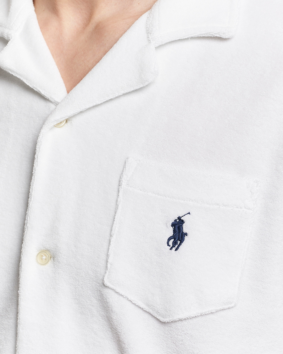 Men | Shirts | Polo Ralph Lauren | Cotton Terry Short Sleeve White