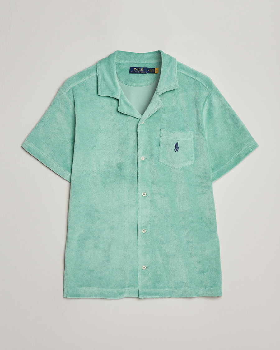 Men | Shirts | Polo Ralph Lauren | Cotton Terry Short Sleeve Shirt Celadon