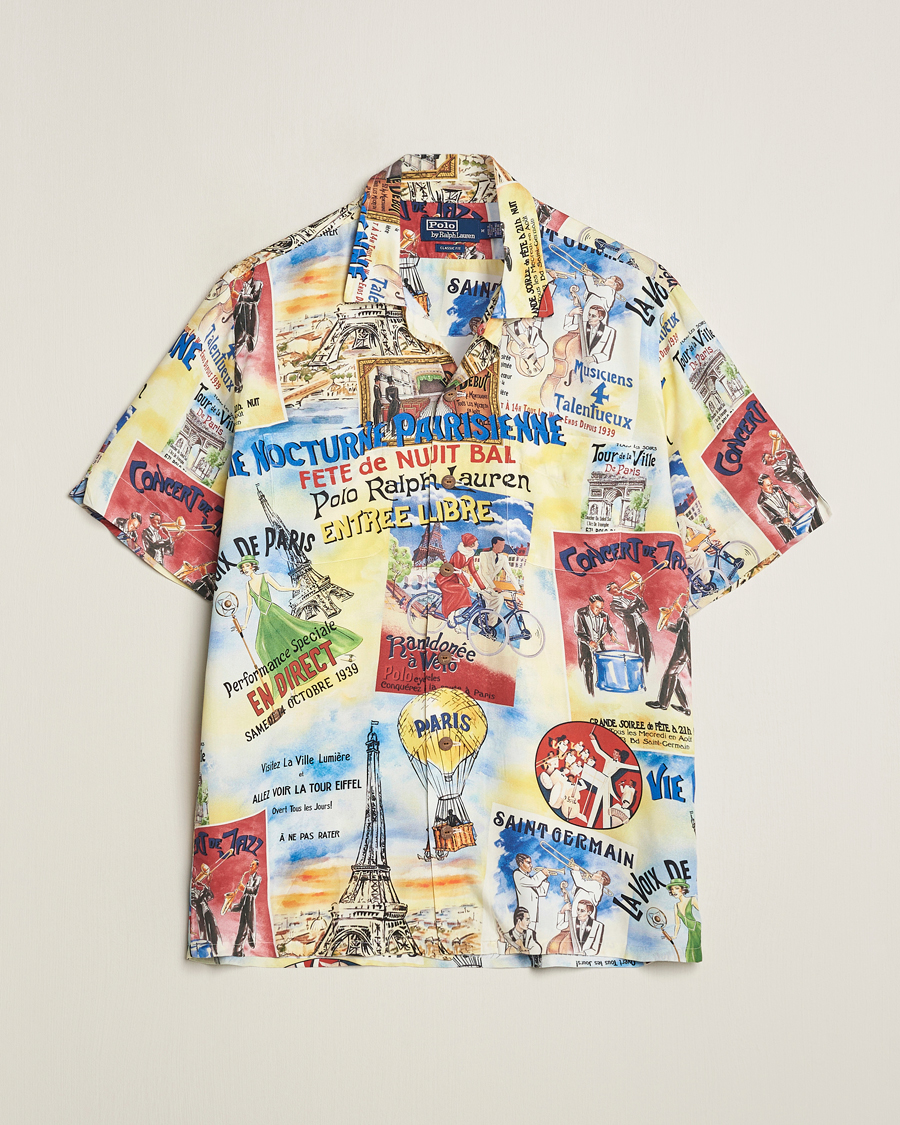 Men | Shirts | Polo Ralph Lauren | Short Sleeve Printed Shirt City Of Light Poster