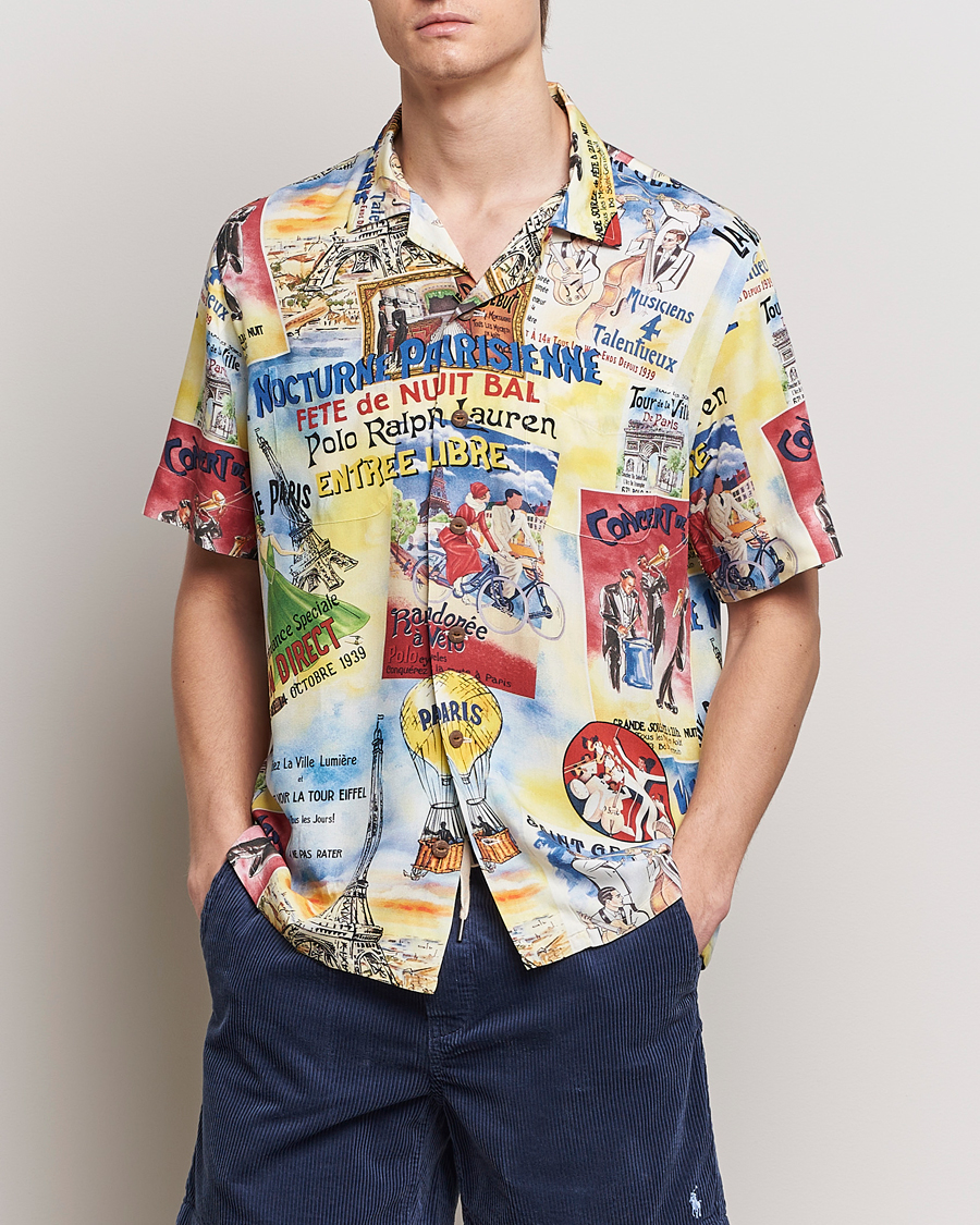 Men | Shirts | Polo Ralph Lauren | Short Sleeve Printed Shirt City Of Light Poster