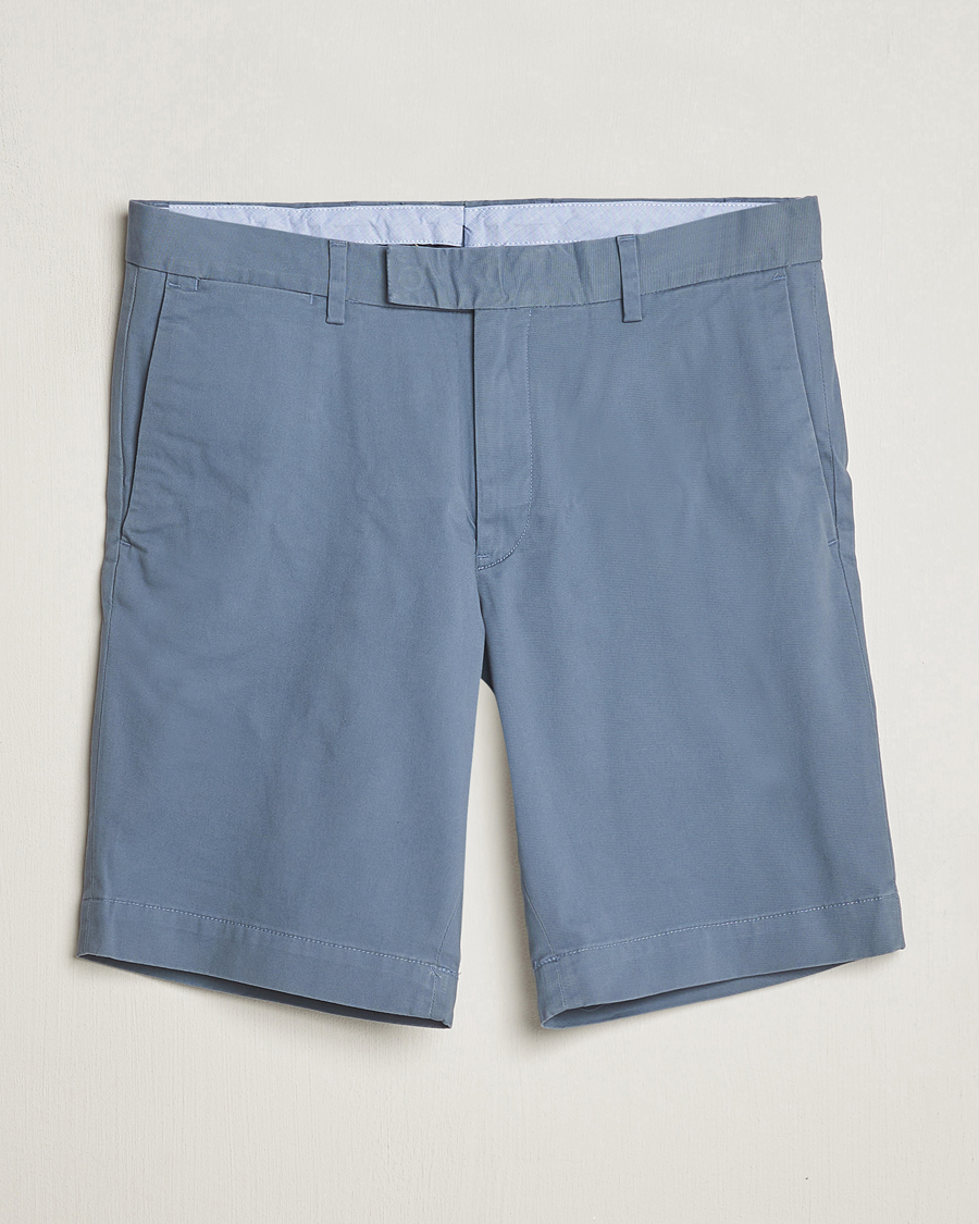 Men | Shorts | Polo Ralph Lauren | Tailored Slim Fit Shorts Bay Blue