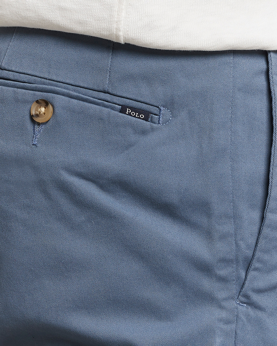 Men | Shorts | Polo Ralph Lauren | Tailored Slim Fit Shorts Bay Blue