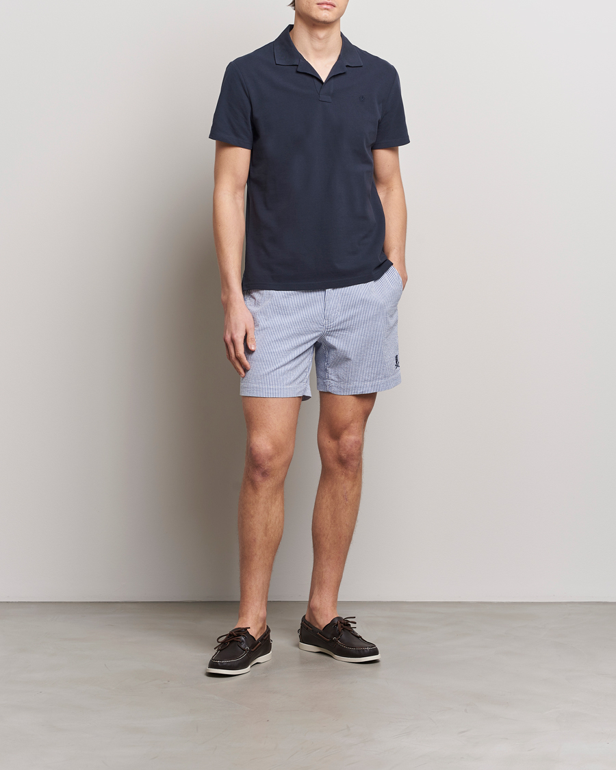 Men | Shorts | Polo Ralph Lauren | Prepster Seersucker Shorts Blue