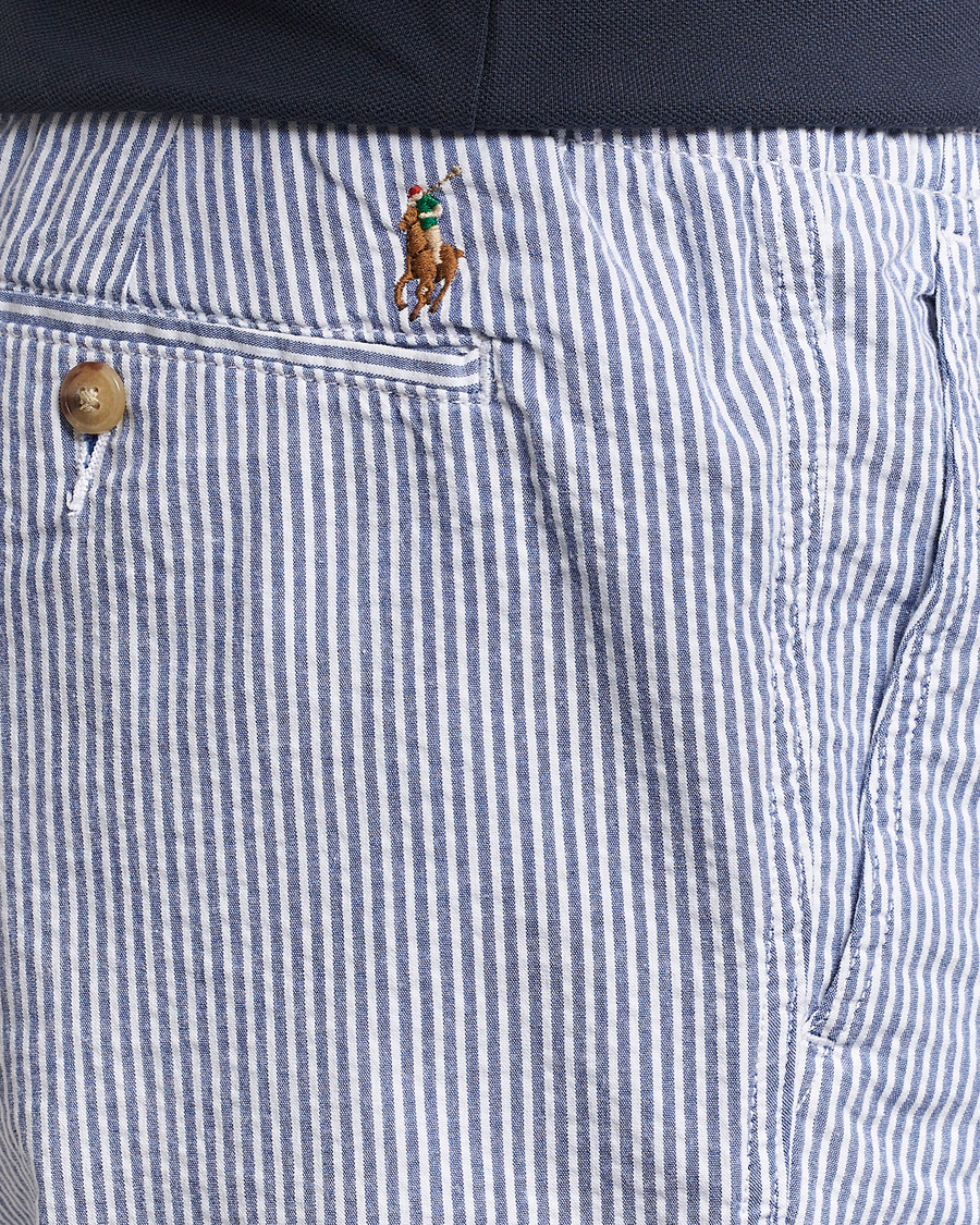 Men | Shorts | Polo Ralph Lauren | Prepster Seersucker Shorts Blue