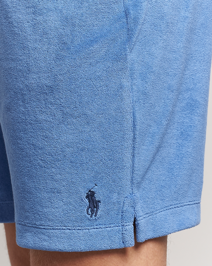 Men | Shorts | Polo Ralph Lauren | Cotton Terry Drawstring Shorts Harbour Island Blue