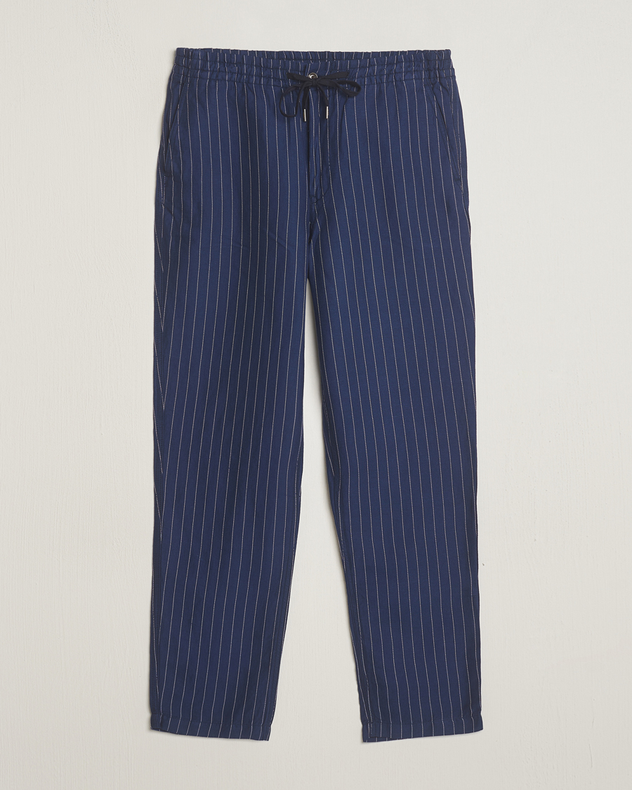 Men | Trousers | Polo Ralph Lauren | Prepster V2 Linen Trousers Navy