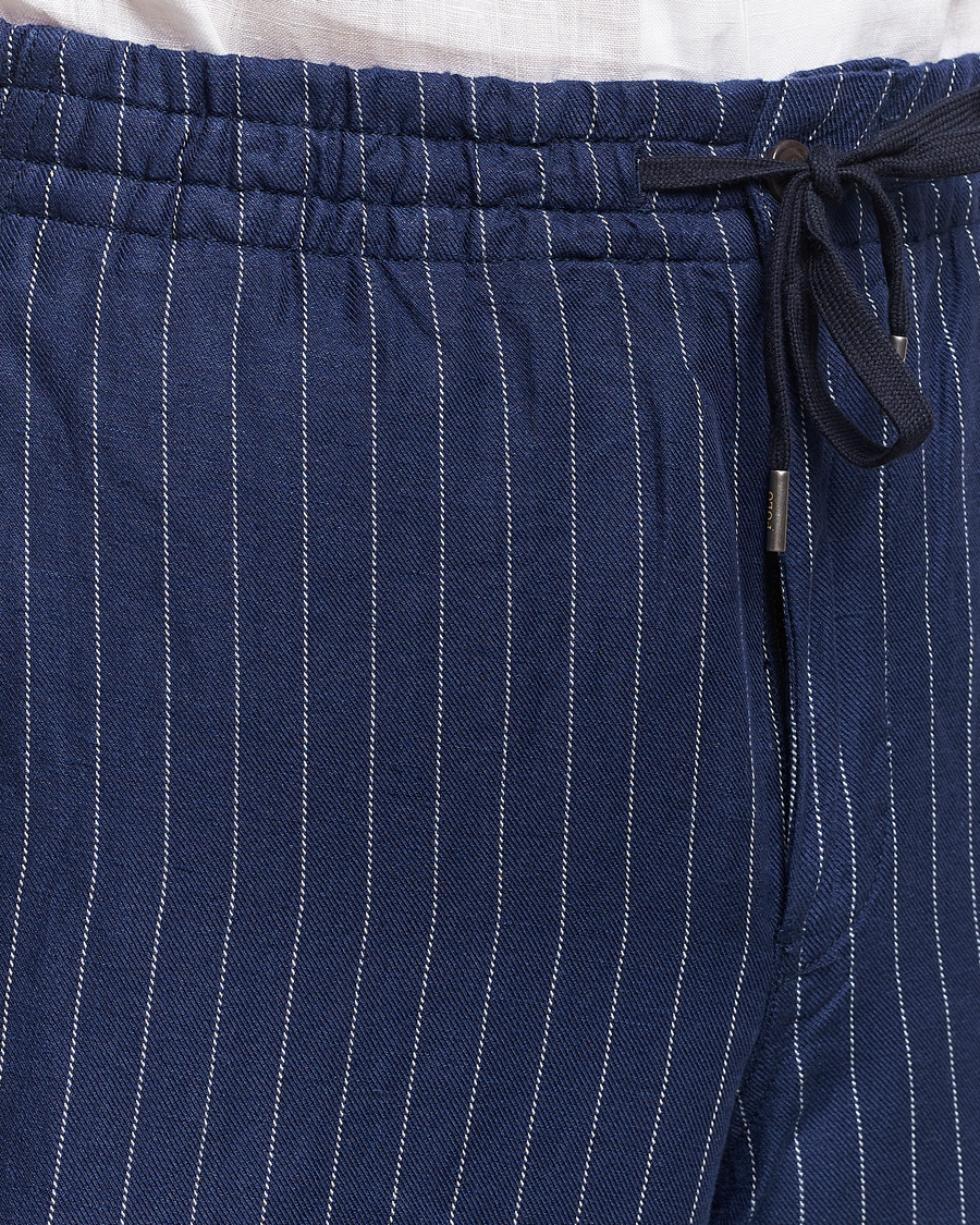 Men | Trousers | Polo Ralph Lauren | Prepster V2 Linen Trousers Navy