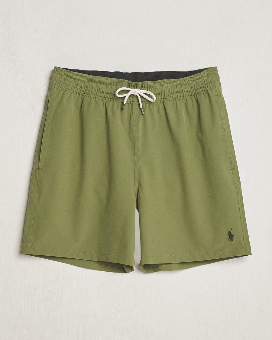 Men | Swimwear | Polo Ralph Lauren | Recycled Traveler Boxer Swimshorts Tree Green