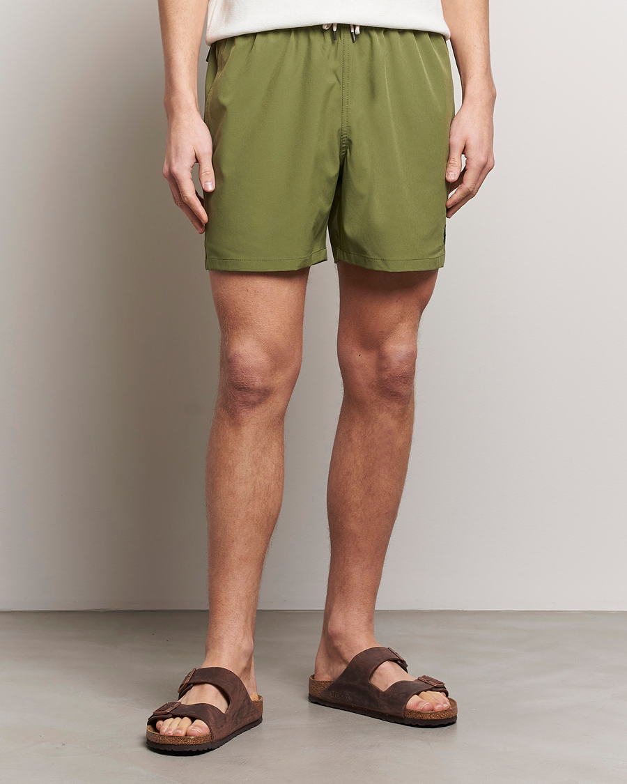 Men | Swimwear | Polo Ralph Lauren | Recycled Traveler Boxer Swimshorts Tree Green
