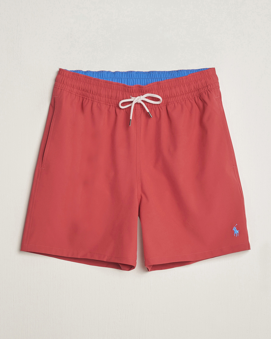 Men | Swimwear | Polo Ralph Lauren | Recycled Traveler Boxer Swimshorts Nantucket Red